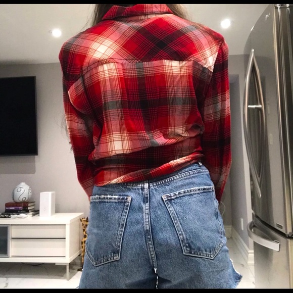 Garage Long Sleeve Plaid Shirt- XS - Picture 2 of 2